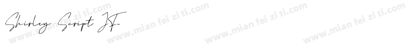 Shirley Script JF字体转换